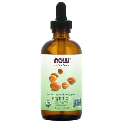 Solutions Certified Organic 100% Pure Argan Oil 118ml (4fl Oz) 1 Pack, 118ml, 1 Unit