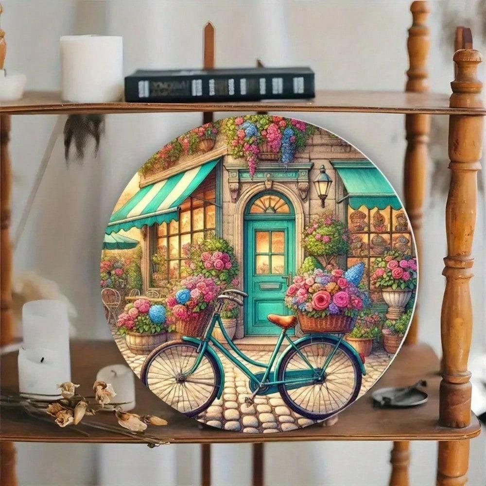 Vintage Metal Tin Sign 8x8 Inch Retro Cycling Wall Art Home Bar Cafe Decor