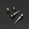 Pair of Stainless Steel Ear Expansion Gauge 7mm Pointed Cone Jewelry for Youth