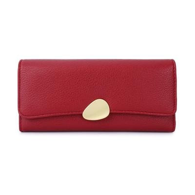 Mokoze Damen-Kupplungsgeldbörse mit Reißverschlusstasche, Große Kapazität PU-Leder Dreifach-Geldbörse, Perfektes Geschenk, Accessoire für den Alltag und das Geschäft,
