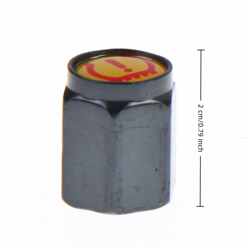 Car Tire Valve Stems Caps Set of 4 Universal Fit Dustproof Durable for All Cars Valve Stems 1
