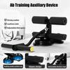 Ab Training Auxiliary Device, Portable Sit Up Exercise Equipment with 2 Strong Suction Cups and Adjustable Foot Holder