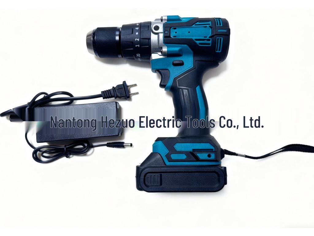 Brushless Lithium Battery Multi-functional Electric Drill & Screwdriver with Pistol Grip and Three-speed Impact Mode