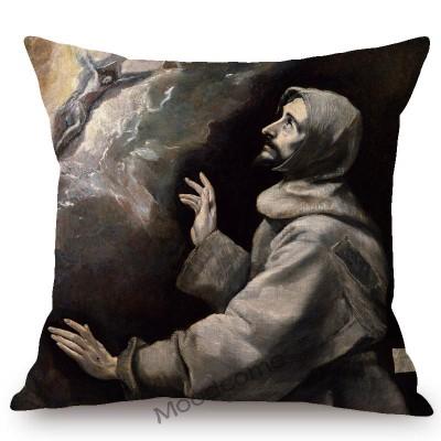 Renaissance Baroque Spain Artist El Greco Famous Religious The Bible Stories Oil Painting Decorative Pillow Case Cushion Cover