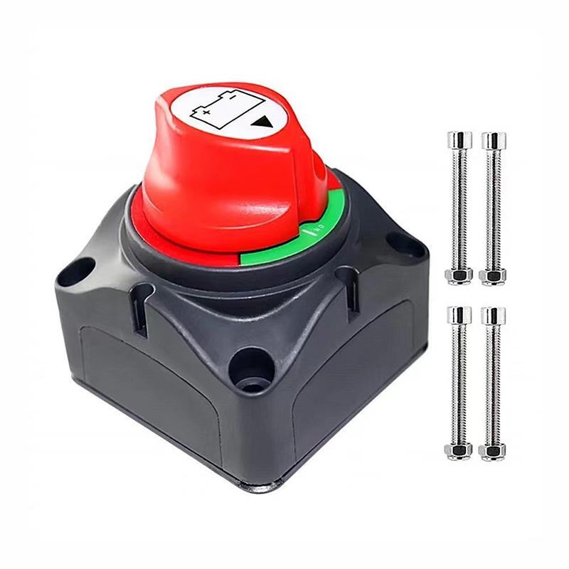 

Battery Connection Switch For Marine Boat Car Battery Disconnect Switch 48V 24V 12V Cut Off 2 Position 2 Pin M10 275A 1pc