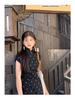 Fresh & Comfortable 'With Wind' Daily Girl Cheongsam: Retro Chinese Style Dress for Spring/Summer