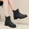 New ArrivalS Open Run Women S Waterproof Chunky Sole Short Rain bootS