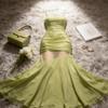 Summer New Waist Slim Hip Fish Tail Dress Pure Desire Temperament Mesh Splicing Suspender Dress Women's Tide