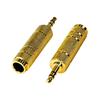 Jinghua 6.35mm to 3.5mm Male to Female Audio Adapter for Headphones, Microphone, and Speakers