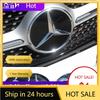 LEF2   C200 E200 For Mercedes Benz 3D ABS Logo The Front Grille Star Logo Badge Mirror Bottom for for Mercedes-Benz W177