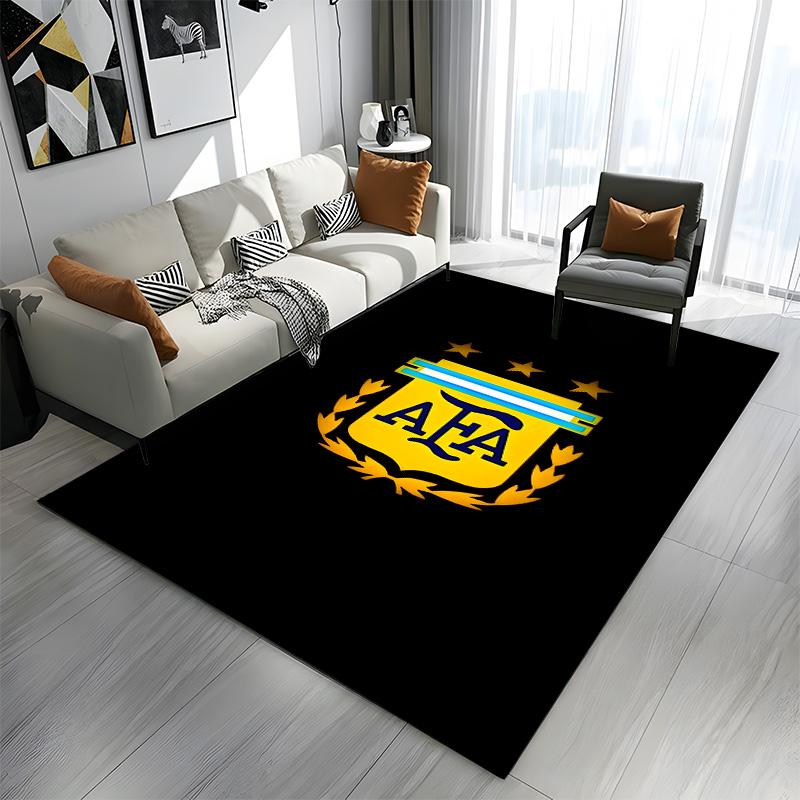 Golden Emblem with AFA Text Design Patterned carpet a non slip rug suitable for all seasons and any setting, gift