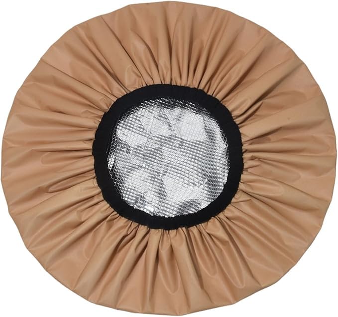 

Insulated Aluminum Hair Cap for Heat Gray Hair Henna and for Men and Improves Color Durability and Dye Accuracy Double-Layered (1 Cap) Retention, Dye,