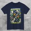 SEATTLE SEAHAWKS Art STYLE Football T-Shirt