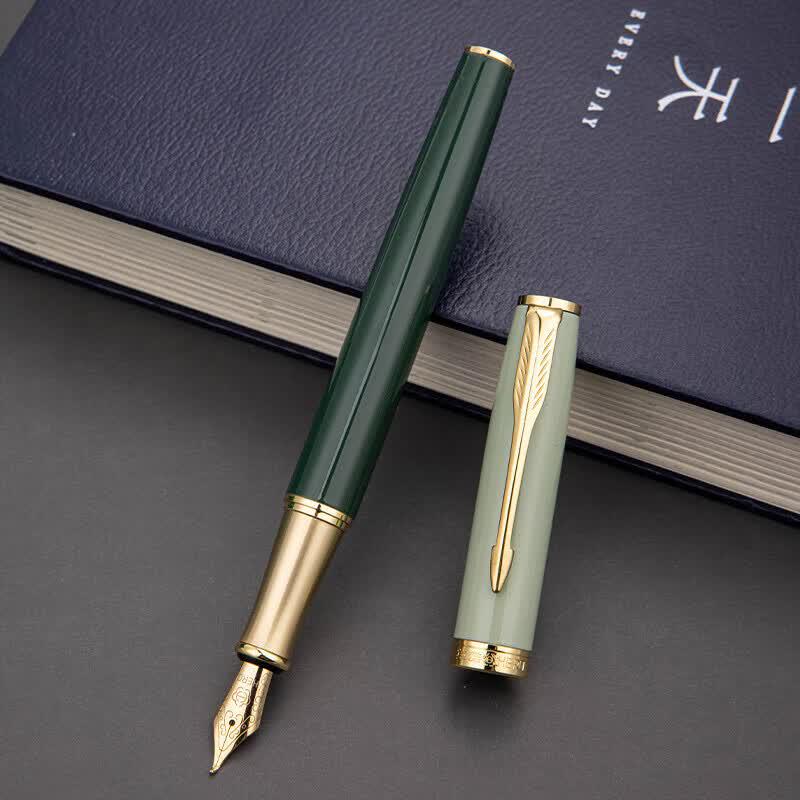 HERO E609 Iridium Nib Fountain Pen Twilight Green