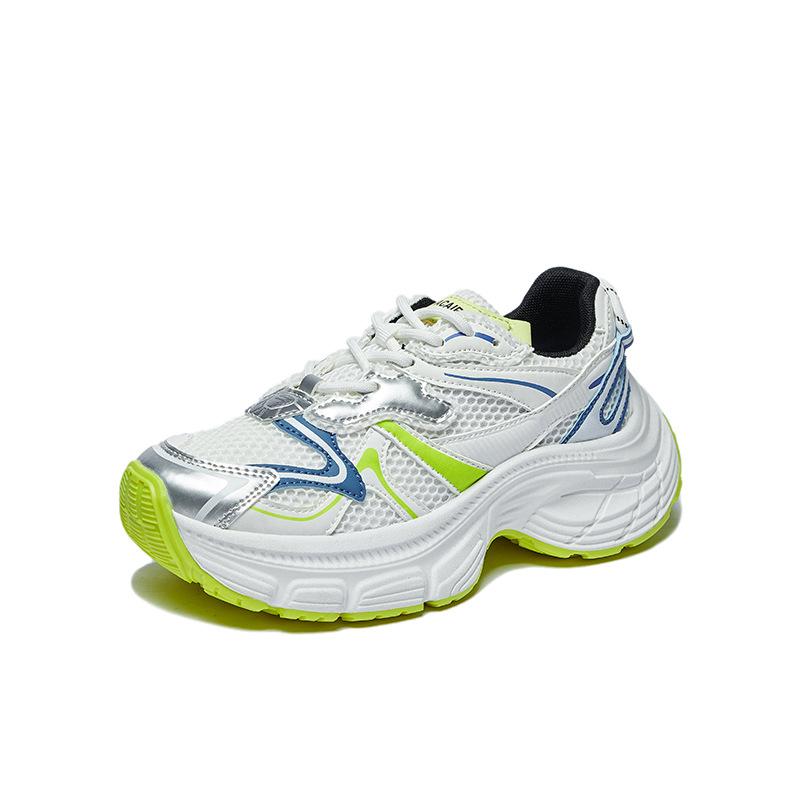 New Spring Women's Sneakers Luxury Designer Fashion Casual Sneakers White Breathable Tennis Shoes Low Top Vulcanized Shoes