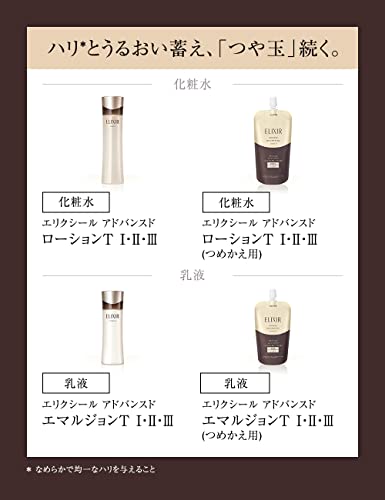 ELIXIR Advanced Lotion T 3 (Very Moist Type) 170mL Firmness Moisture Radiance Aging Care