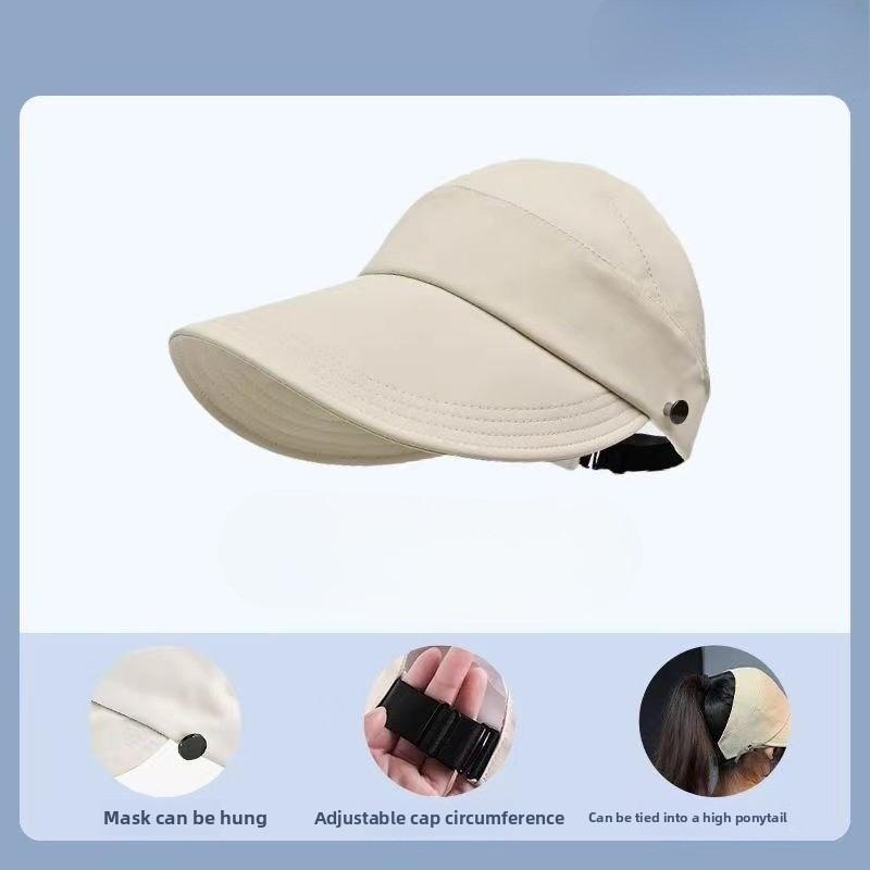 

Бейсболка с защитой от солнца: Максимальное покрытие лица для непринужденного стиля. Модная защита от солнца с достаточной тенью для лица. One Size бежевый
