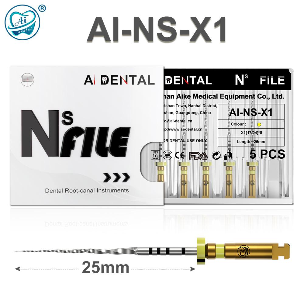 AI-NS любящий файл Корневой канал Переменная конусность Серпантинная форма Следующая — фото 7