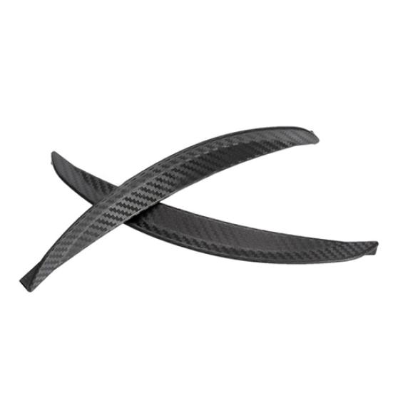 1Pair 24.5cm Soft Flares Arch PVC Fender Eyebrow Wheel Guard Kit for Car Truck