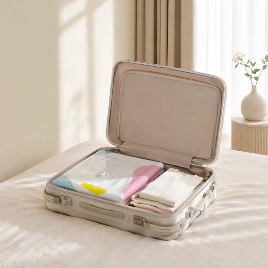 Yousheng Sealed Storage Bags, Compression Bag with Double Zipper Pump-Free, Large Capacity Reusable Bags for Bedding