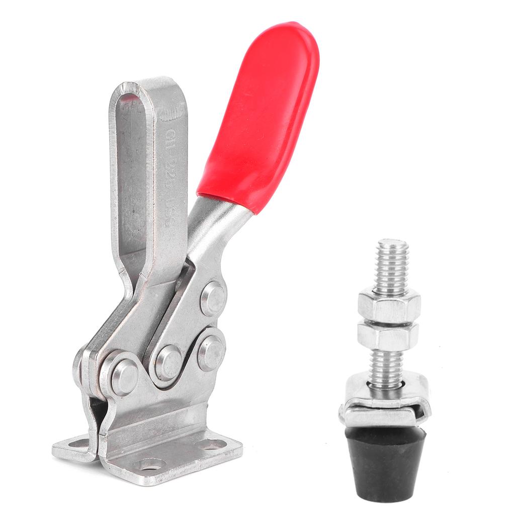 Toggle Clamp Stainless Steel Horizontal Quick Clamp Fixture for Welding Woodworking