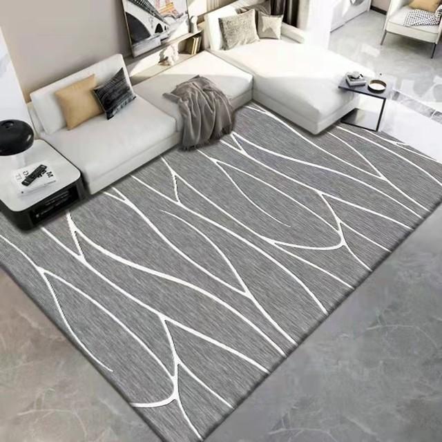 Geometric Carpet For Living Room Rug Kids Bedroom Bedside Rugs Soft Square Fluffy Carpets Home Sofa Table Decor Mat Alfombra