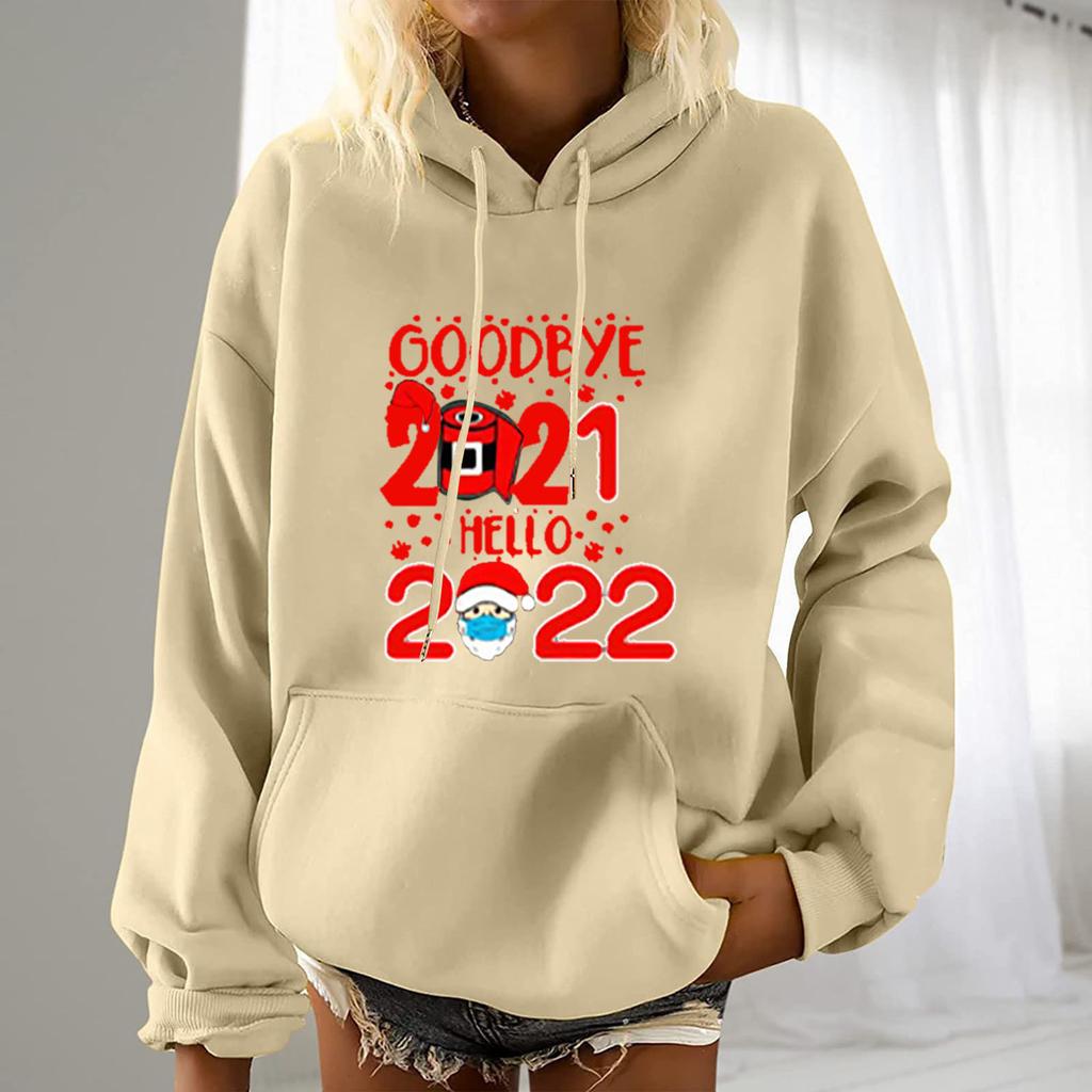 Moda Mujer Talla Grande Estampado navideño Suéter con capucha Jersey suelto  Tops comprar a buen precio — entrega gratuita, reseñas reales con fotos —  Joom