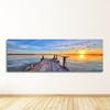 Panorama Scandinavo Immagine da Parete per Soggiorno Tramonti Mare Naturale Spiaggia Paesaggio Poster e Stampe Tela Pittura
