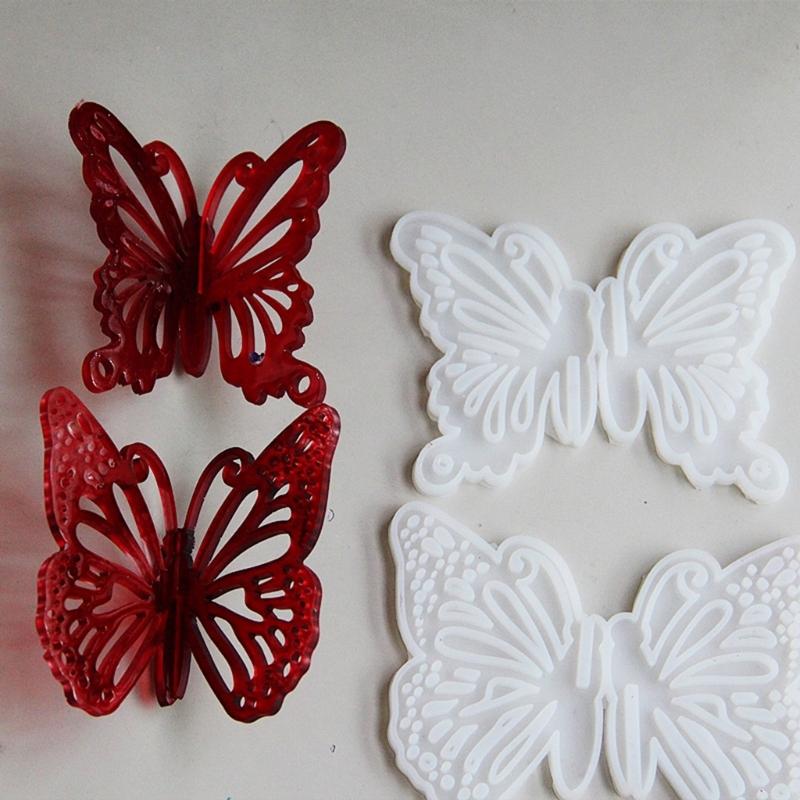 Silicone Fondant Mould Multipurpose Butterfly Chocolate Mould Easy To Clean Designs for Desserts and Cake Accessories