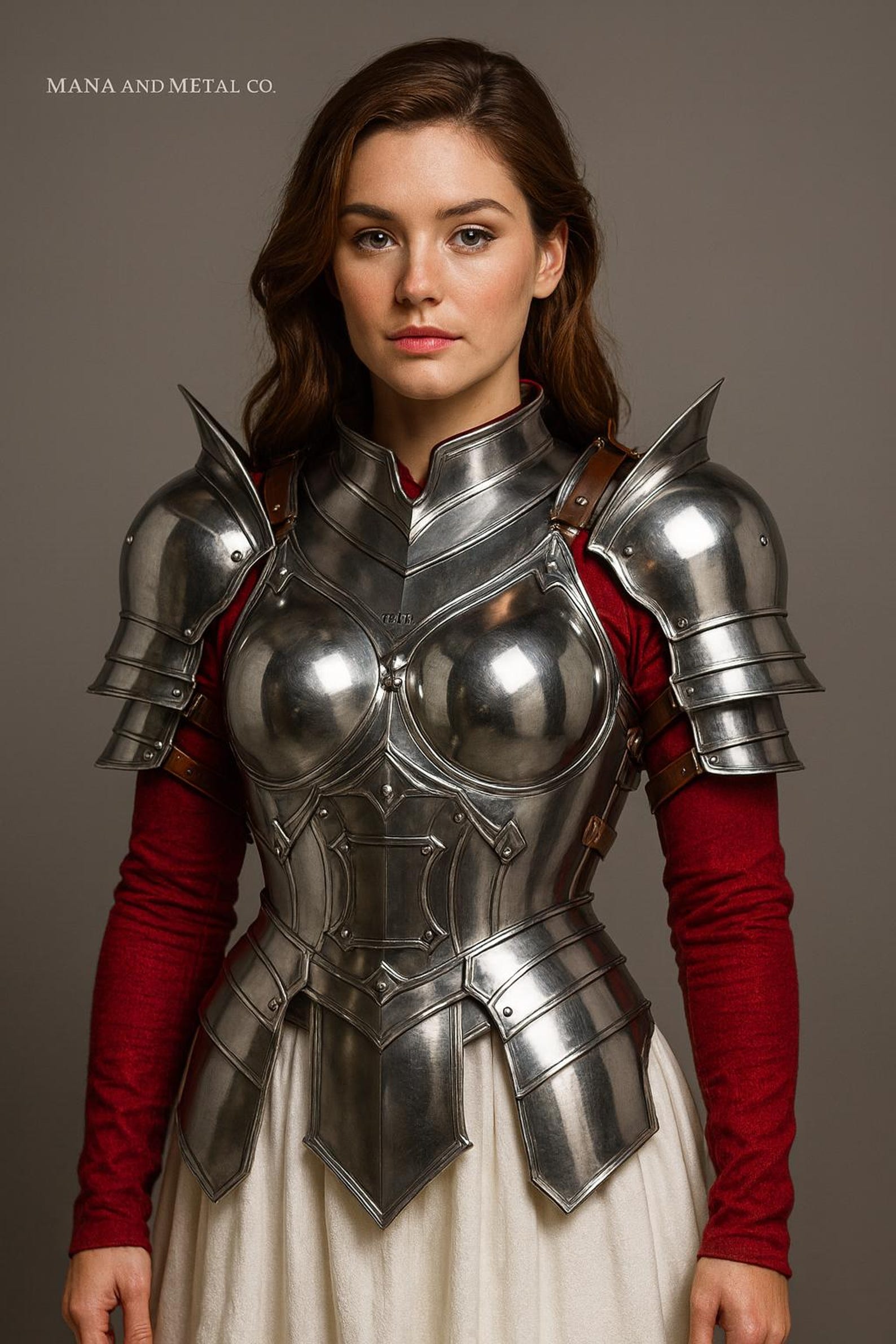Women s Medieval Warrior Costume Set for LARP Cosplay & Renaissance Fair