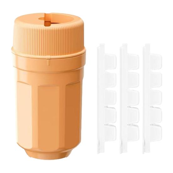 Ice Cube Mold with Sealed Lid Twist Release Ice Tray for Odor-Free Ice Storage BPA-Free Easy Ice Release Ice Cube Maker