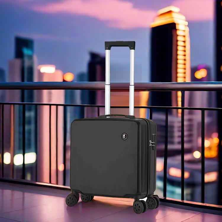 Valiză Mini Troler Stil Coreean 18" cu Roți Universale 20" și Lacăt cu Combinație.