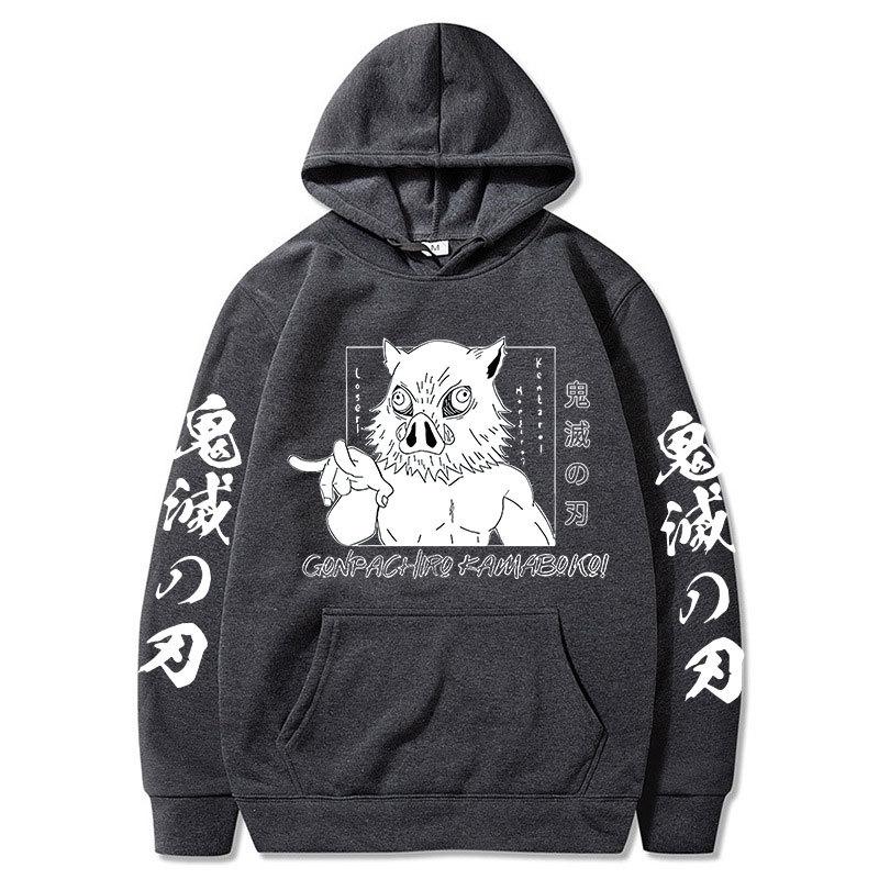 New Hoodie Animation Peripheral Men'S Hooded Sweater Japanese Loose Casual Sweater Women