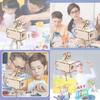 Wooden Diy Science Projector Kit Fun Physics Experiment Toy For Elementary School Students R-61