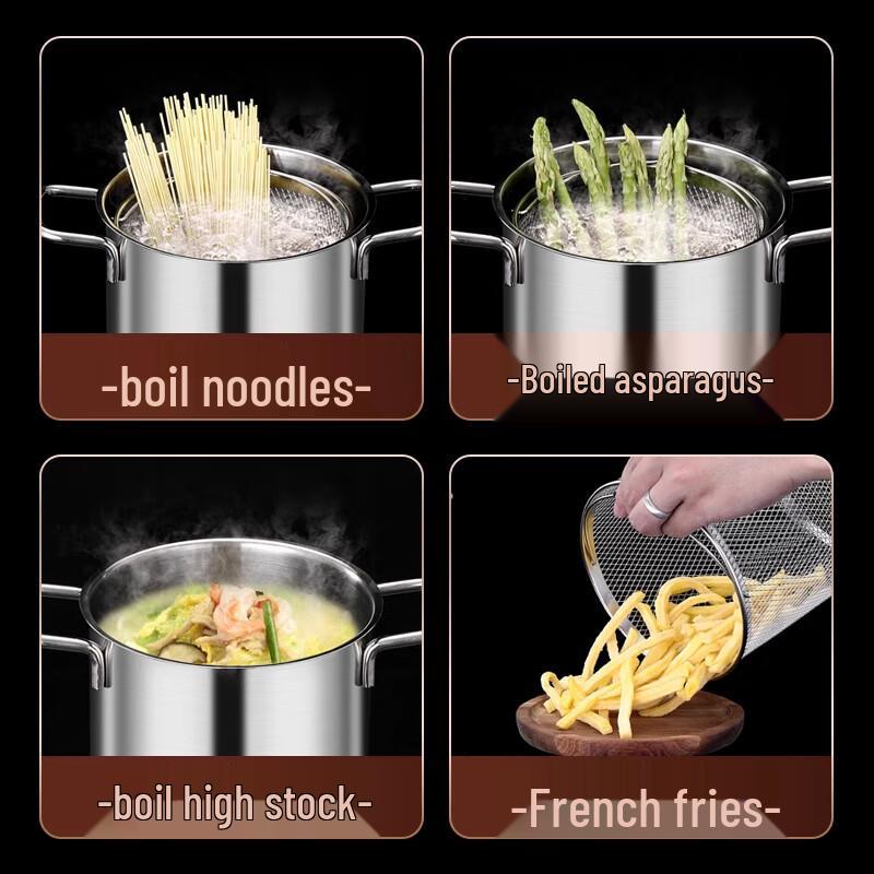 Sule 316 Stainless Steel Induction Asparagus & Pasta Pot