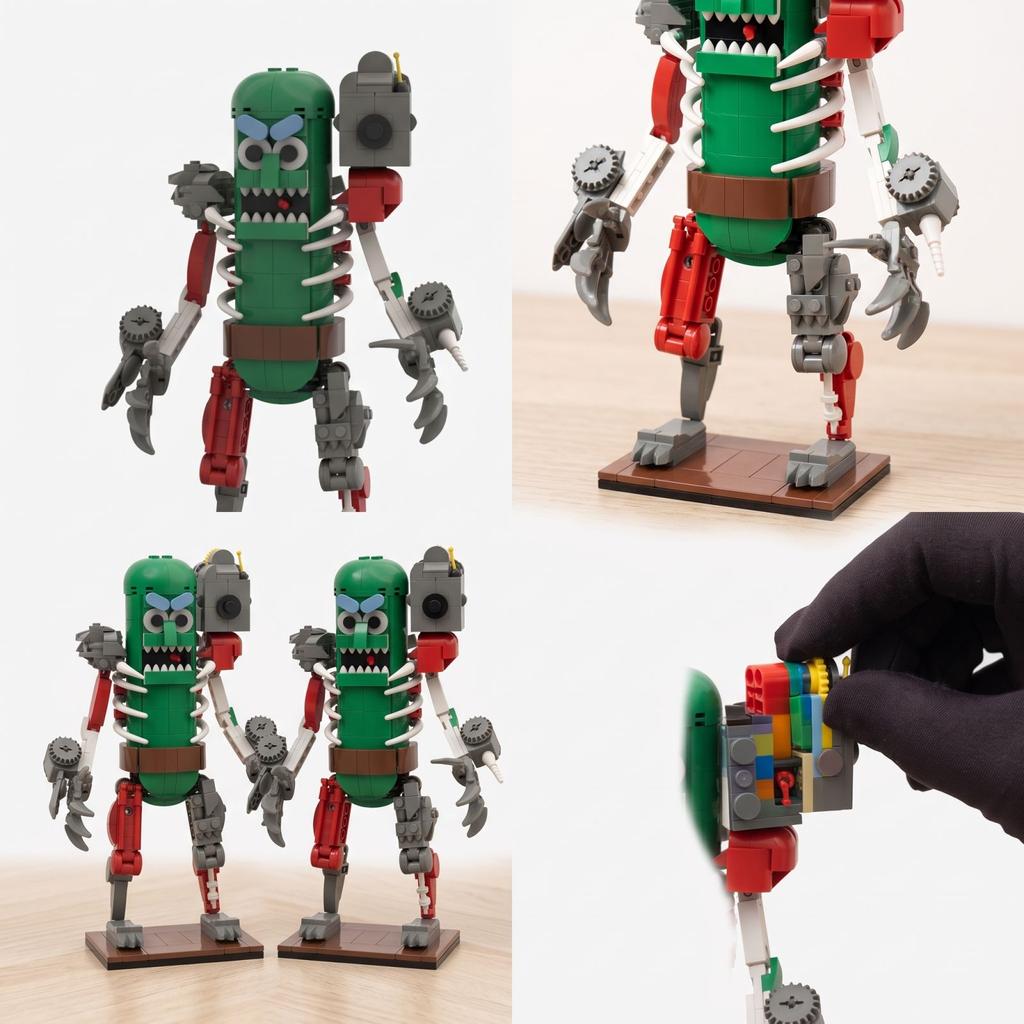 Building Block Action Figure Miniature Collectible Model Toy for Display
