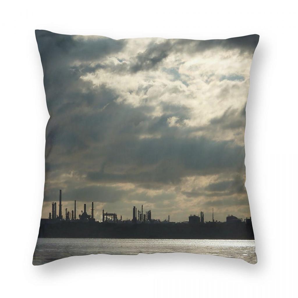 Clouds Over Fawley Hampshire Square Pillowcase Polyester Linen Velvet Pattern Zip Decor Throw Pillow Case Home Cushion Cover