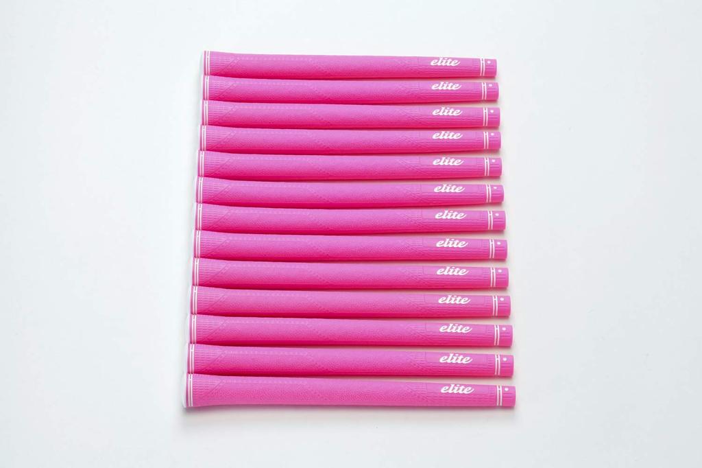 elitegrips Golf Grips CX46 set Deep Pink with back line 13-piece