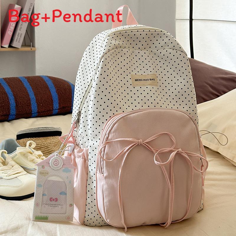 Cute Backpack For Girls School Use With Nylon And Laptop Storage