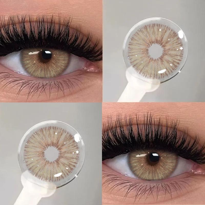 Mill Creek Color Contact Lens 2pcs Angeles Series 14.2MM Softlens Yearly Free Lens Case