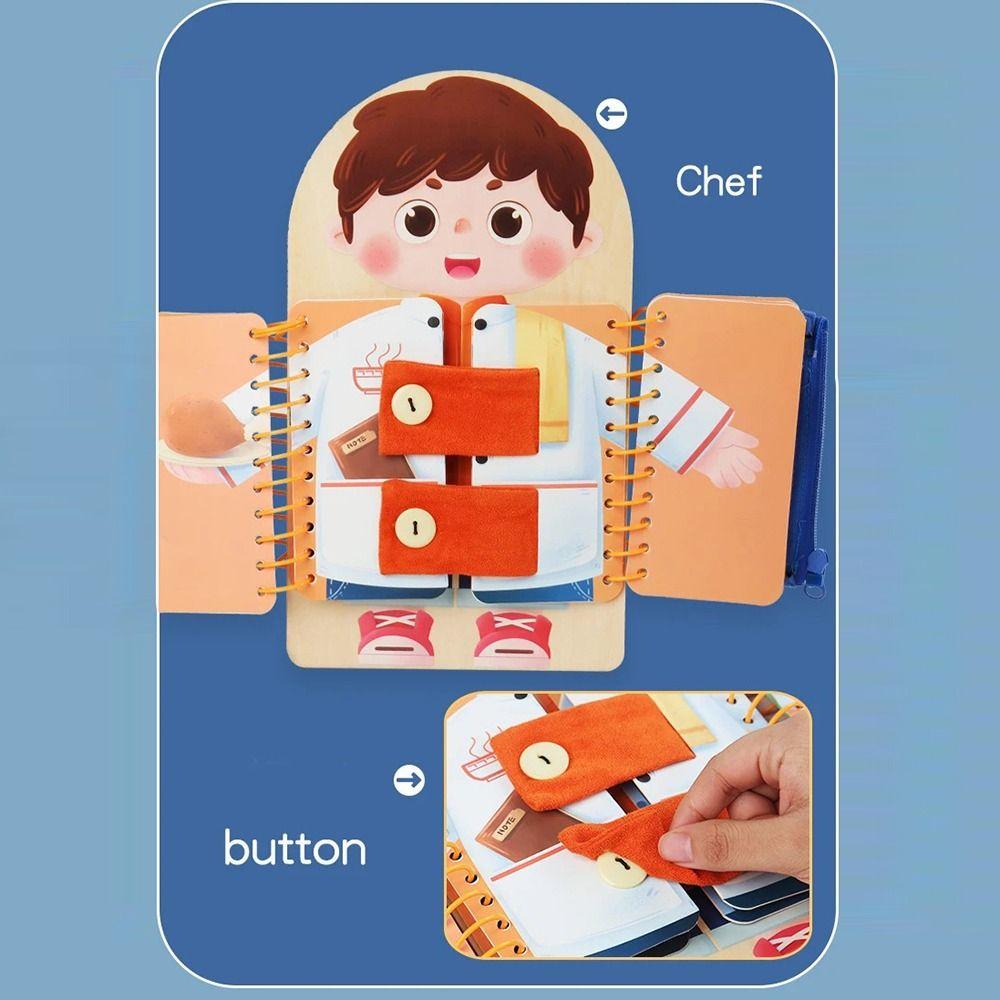 Educational Early Learning Toys Learn Dress Toddlers Quiet Books 3D Activity Books Birthday