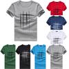 Tops Men Printing Short Sleeve T Shirt Cotton Casual Blouse