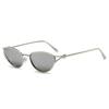 Cat Eye Small Frame Metal Uv400 Protection Fashion Sunglasses Unisex