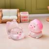 Mini Domuz Figürü Mini Pembe Domuzcuk Figürü Karikatür Reçine Hayvan Pasta Süsleri Kendin Yap Peri Bahçesi Yosun Manzarası Teraryum Saksı Bitkisi Ev