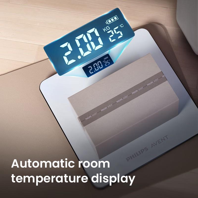 Philips Avent Vücut Ağırlık Ölçeği BBL60383AE/93 Oda Sıcaklığı Göstergeli Ev Tipi Elektronik Ağırlık Ölçeği