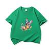 Kids Cotton T Shirt Watercolor Butterfly With Floral Bouquet Print Crew Neck Short Sleeve Tee Casual Boys Girls Summer Tops