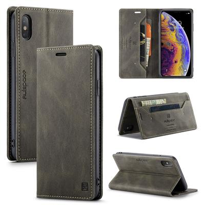 For iPhone XS Max Case Flip Leather Phone Cover For iPhone X XS Case Luxury Magnetic Flip Wallet Coque For Apple iPhone XR Cover