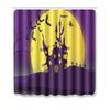 Halloween Shower Curtain Floor Mat Combination Four-Piece Set Kitchen Absorbent Non-Slip Carpet Bedroom Door Mat