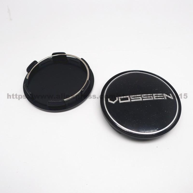 4pcs 68mm 63mm Vossen Wheel Center Cap Hub Car Rims Protective Hubcaps Dust-proof Plastic Cover