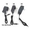 12V 1A 2A 3A US Plug AC 110V 220V to DC Power Supply Charger 1000ma 2000ma 3000ma lighting Transformer power Adapter 5.5mm